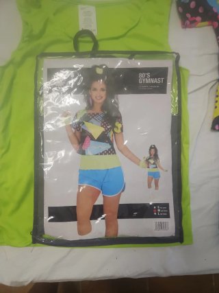 Disfraz Gimnasta 80s Talla M