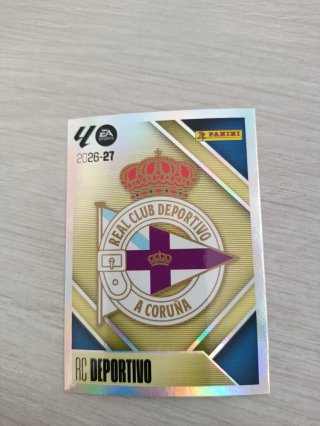 Cromo RC Deportivo 2026-27 Panini
