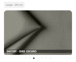 Sofá Cama Gris Tela