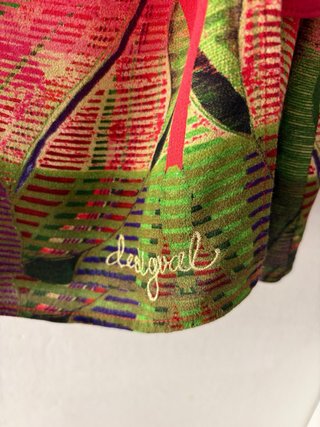 Vestido Desigual Rojo Talla 40
