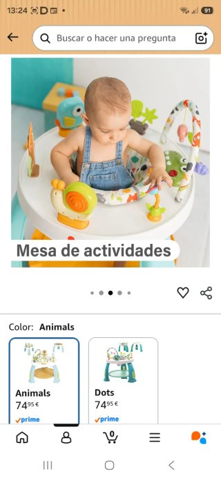 Saltador y centro de actividades para bebé OLMITOS