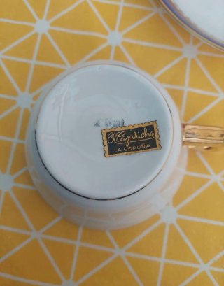 Taza+plato vintage