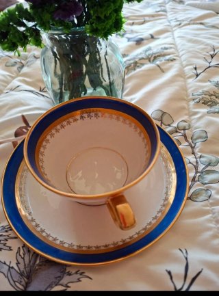 Taza+plato vintage