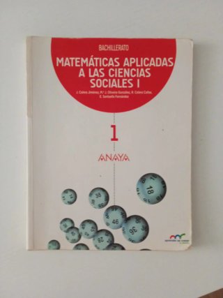 Matemáticas aplicadas a las Ciencias Sociales I...