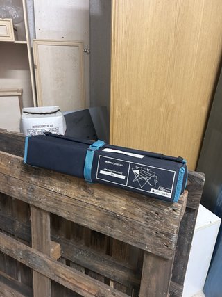 Mesa Plegable Decathlon Quechua Negra/Azul