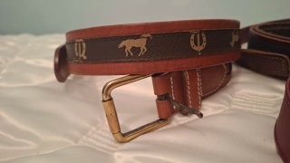 3 Cinturones El Caballo Piel