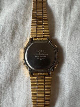 Reloj Casio Dorado Digital Electro Luminescence