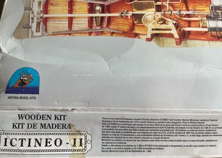 Submarino Ictíneo II 1:24 Kit Madera