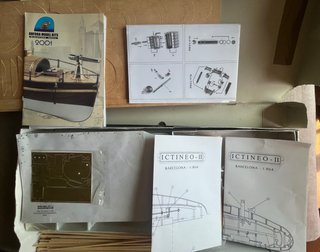 Submarino Ictíneo II 1:24 Kit Madera