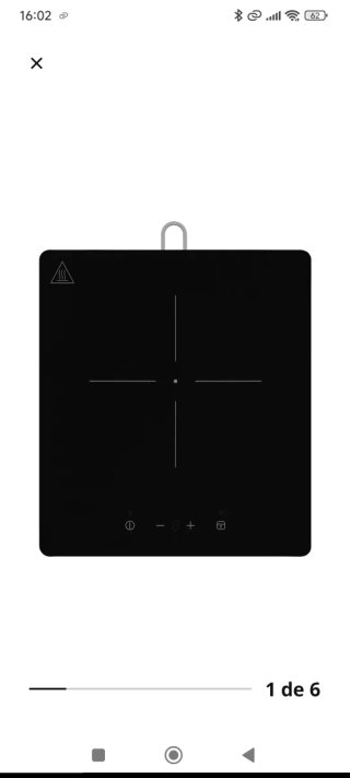 Placa inducción portátil Ikea sin usar