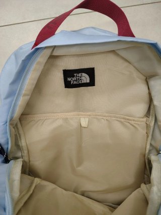 Zaino The North Face blu e bianco