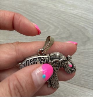 Colgante Elefante Plata