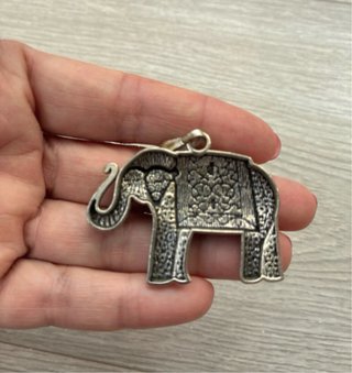 Colgante Elefante Plata