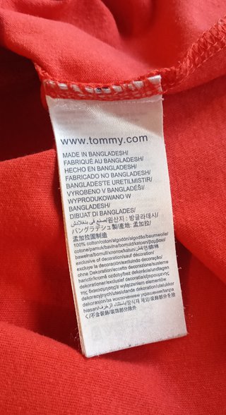Camiseta Tommy Jeans Coral - Talla M