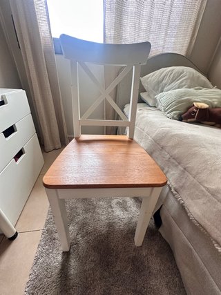Silla Rosentorp Ikea Madera Blanca