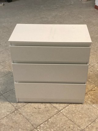 Cajonera IKEA Malm 3 cajones blanca