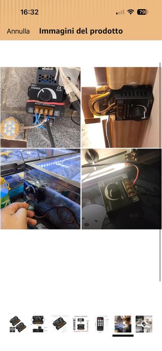 2 Dimmer per LED DC5-24V 30A con Telecomando
