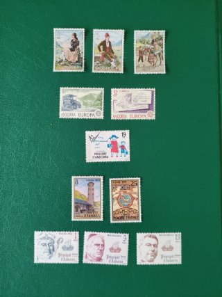 Sellos Andorra española 1979