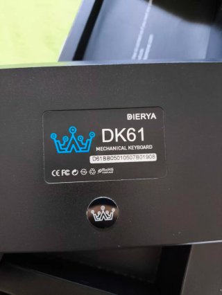 Teclado Dierya DK61 Negro