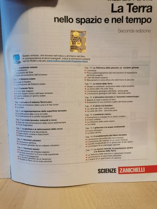 Libro "La Terra nello spazio e nel tempo"