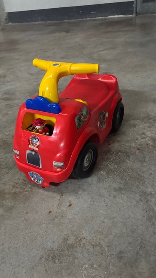 Coche Andador Patrulla Canina Rojo