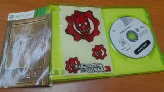 Gears of War 3 Xbox 360 + manual y pegatinas