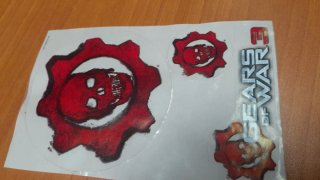 Gears of War 3 Xbox 360 + manual y pegatinas