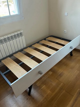 Cama nido 1.90 lacada en blanco