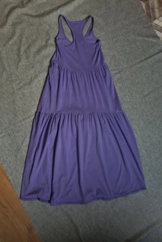 Vestido largo malva Bobi Los Angeles Talla Unica