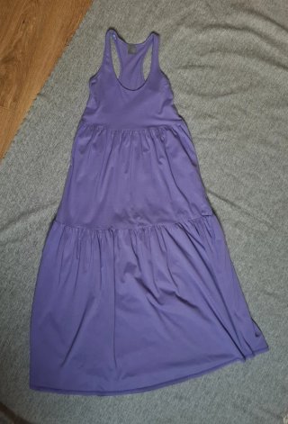 Vestido largo malva Bobi Los Angeles Talla Unica