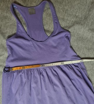 Vestido largo malva Bobi Los Angeles Talla Unica