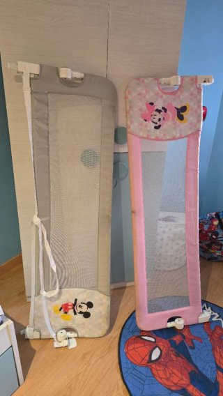 Barreras de Cama Infantiles Mickey y Minnie
