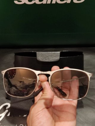 Gafas de Sol Persol Marrón y Plateadas