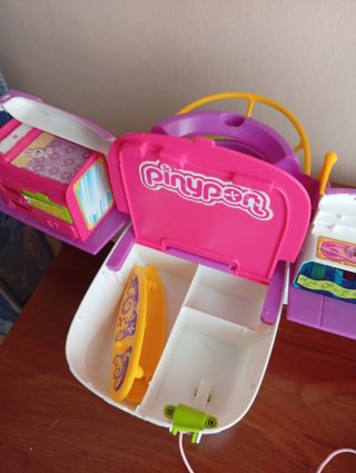 Barco Pinypon Morado y Verde