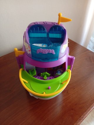 Barco Pinypon Morado y Verde