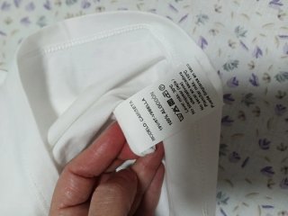 Camiseta Pilar Prieto floral blanca talla M.