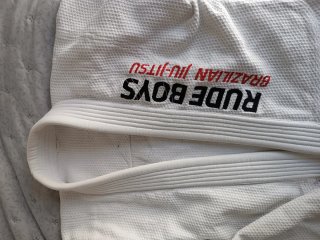 Kimono Jiu Jitsu Brasileño Rude Boys Blanco A-0