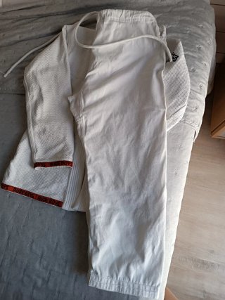 Kimono Jiu Jitsu Brasileño Rude Boys Blanco A-0