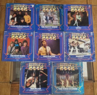 8 Vinilos LP Historia de la Música del Rock
