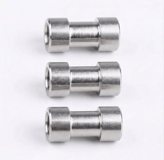 Adaptador de Espiga Metálico de 1/4" y 3/8"
