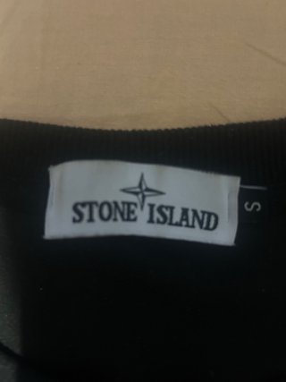 Stone Island Felpa Nera Uomo taglia s