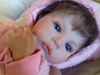 Bebé Reborn Vinilo y Tela Ponderada