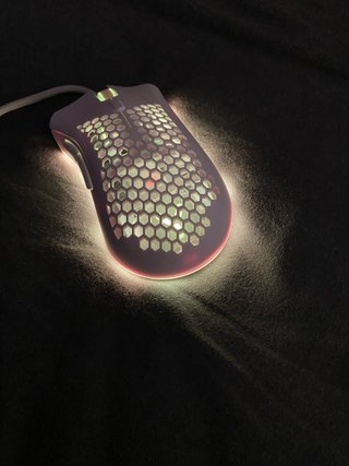 Ratón Gamer ISY Blanco RGB con 2 Botones Laterales