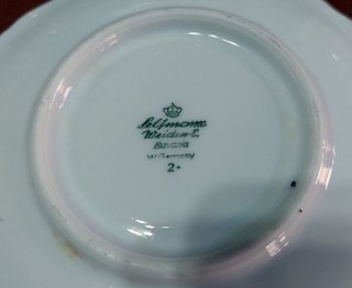 Set Tazzine Seltmann Weiden Bavaria con Piattino