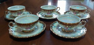 Set Tazzine Seltmann Weiden Bavaria con Piattino