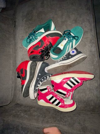 Lote Zapatillas Adidas, Converse, Nike
