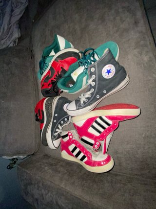 Lote Zapatillas Adidas, Converse, Nike