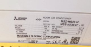 Mitsubishi MSZ-HR Aire Acondicionado (Completo)