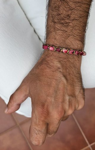 Pulsera de piedra natural para hombre