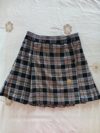 Falda Claret ESO cuadros T. 10